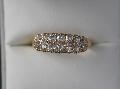 Vintage Two Row Diamond Ring Vintage Two Row Diamond Ring